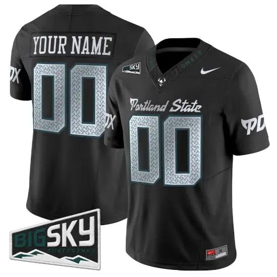 Custom Portland State Vikings Jersey Name, Number 2026 The Storm Stitched by My Store NCAA Football Jerseys
