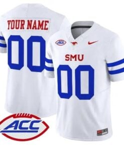 Custom SMU Mustangs Jersey Name, Number 2026 Vapor Limited Stitched by My Store NCAA Football Jerseys