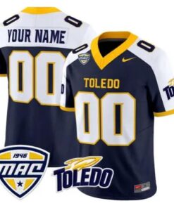 Custom Toledo Rockets Jersey Name, Number 2026 Vapor All Stitched by My Store NCAA Football Jerseys