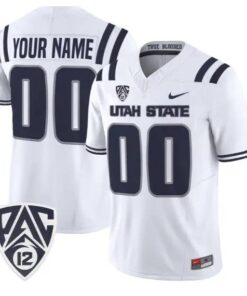 Custom Utah State Aggies Jersey Name, Number 2026 Vapor All Stitched by My Store NCAA Football Jerseys