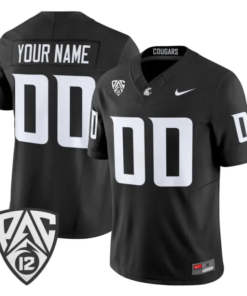 Custom Washington State Cougars Jersey Name, Number 2026 Vapor Stitched
