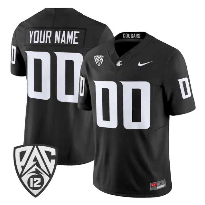 Custom Washington State Cougars Jersey Name, Number 2026 Vapor Stitched