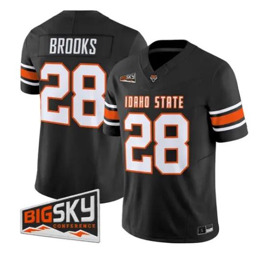 Dason Brooks Jersey #28 Idaho State Bengals 2026 Limited All Stitched by My Store NCAA Football Jerseys
