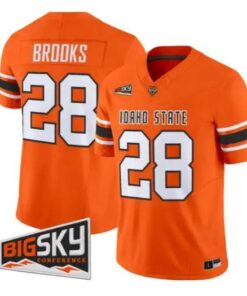 Dason Brooks Jersey #28 Idaho State Bengals 2026 Limited All Stitched by My Store NCAA Football Jerseys