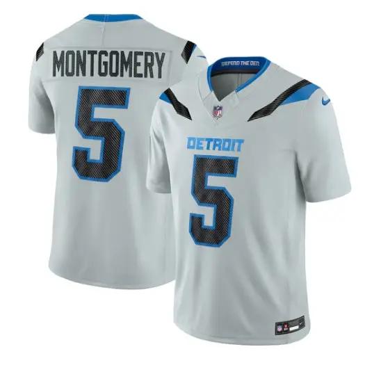 David Montgomery Jersey #5 Detroit Lions 2026 Rivalries Vapor Limited Stitched by My Store NCAA Football Jerseys