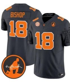 DeSean Bishop Jersey #18 Tennessee Volunteers 2026 Neyland Legacy All Stitched by My Store NCAA Football Jerseys