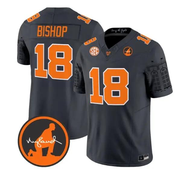 DeSean Bishop Jersey #18 Tennessee Volunteers 2026 Neyland Legacy All Stitched by My Store NCAA Football Jerseys