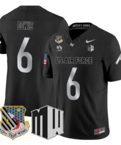 Dee Dowis Jersey #6 Air Force Falcons 2026 Vapor Limited All Stitched by My Store NCAA Football Jerseys