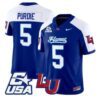Deshawn Purdie Jersey #5 Liberty Flames 2026 Vapor Limited Stitched - Top Design Fan Deshawn Purdie Jersey #5 Liberty Flames 2026 Vapor Limited Stitched