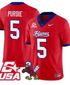 Deshawn Purdie Jersey #5 Liberty Flames 2026 Vapor Limited Stitched by My Store NCAA Football Jerseys
