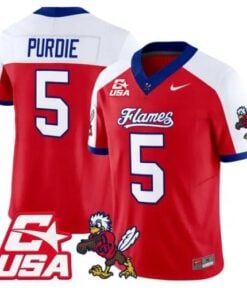 Deshawn Purdie Jersey #5 Liberty Flames 2026 Vapor Limited Stitched by My Store NCAA Football Jerseys