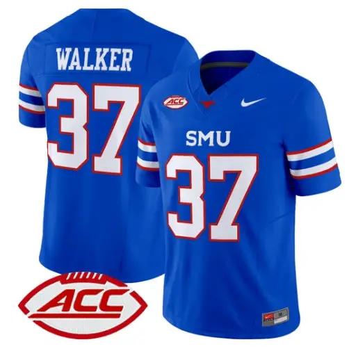 Doak Walker Jersey #37 SMU Mustangs 2026 Vapor Limited All Stitched by My Store NCAA Football Jerseys