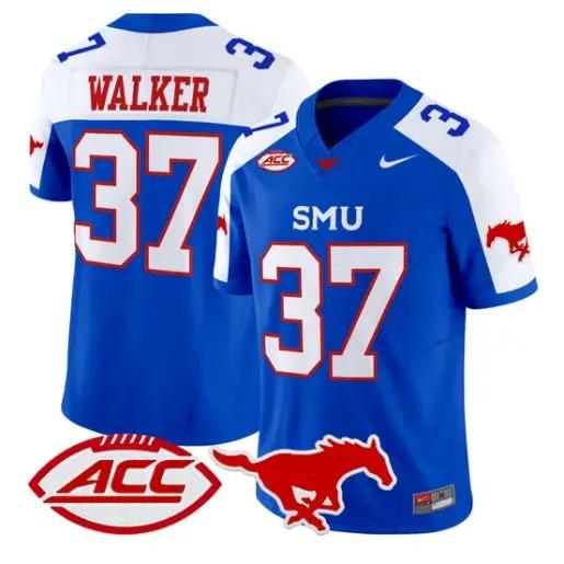 Doak Walker Jersey #37 SMU Mustangs 2026 Vapor Limited All Stitched by My Store NCAA Football Jerseys