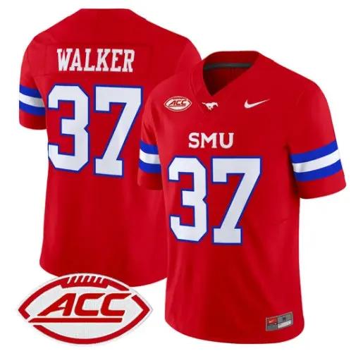 Doak Walker Jersey #37 SMU Mustangs 2026 Vapor Limited All Stitched by My Store NCAA Football Jerseys