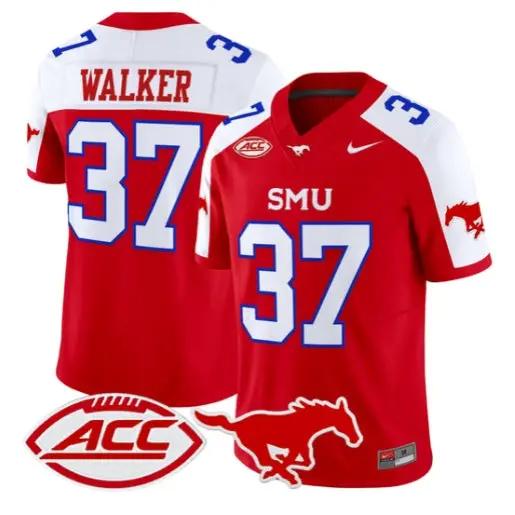 Doak Walker Jersey #37 SMU Mustangs 2026 Vapor Limited All Stitched by My Store NCAA Football Jerseys