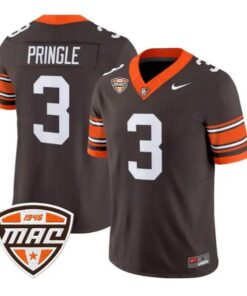Dorian Pringle #3 Bowling Green Falcons Jersey 2026 Limited Stitched by My Store NCAA Football Jerseys