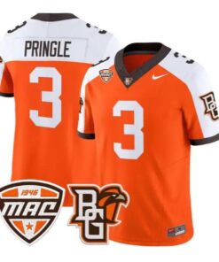 Dorian Pringle #3 Bowling Green Falcons Jersey 2026 Limited Stitched by My Store NCAA Football Jerseys