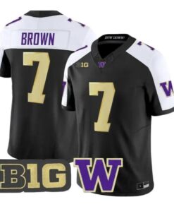 Elijah Brown #7 Washington Huskies Jersey 2026 Limited All Stitched by My Store NCAA Football Jerseys