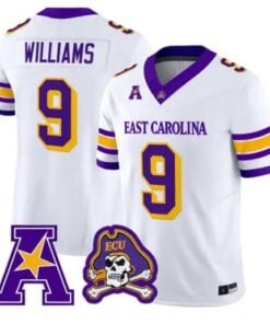 Emory Williams Jersey #9 East Carolina Pirates 2026 Vapor Limited All Stitched by My Store NCAA Football Jerseys