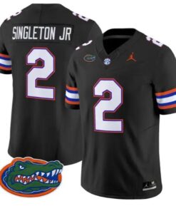 Eric Singleton Jr #2 Florida Gators Jersey 2026 Limited Stitched by My Store NCAA Football Jerseys