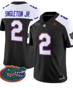 Eric Singleton Jr #2 Florida Gators Jersey 2026 Limited Stitched by My Store NCAA Football Jerseys