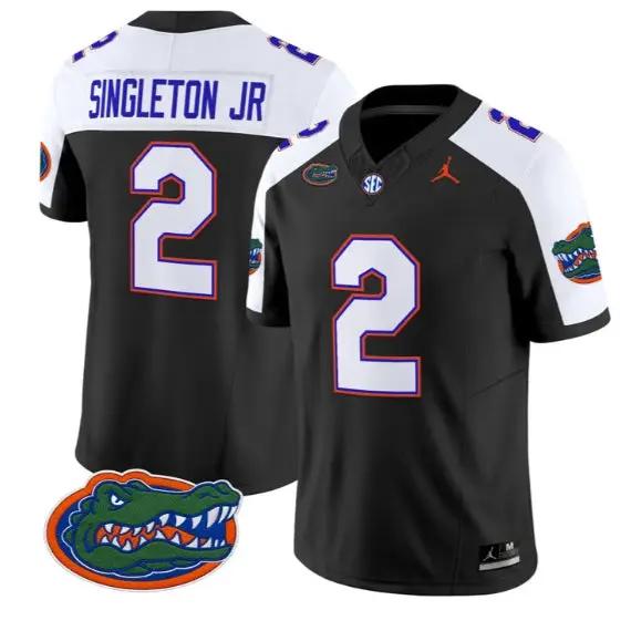 Eric Singleton Jr #2 Florida Gators Jersey 2026 Limited Stitched by My Store NCAA Football Jerseys