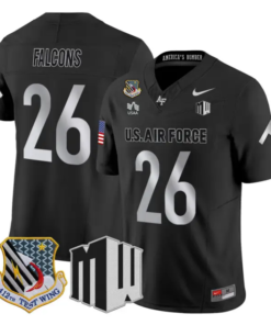 Falcons Jersey #26 Air Force Falcons 2026 Vapor Limited All Stitched by My Store NCAA Football Jerseys