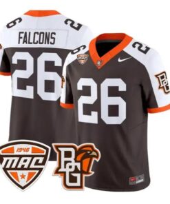 Falcons #26 Bowling Green Falcons Jersey 2026 Limited All Stitched by My Store NCAA Football Jerseys