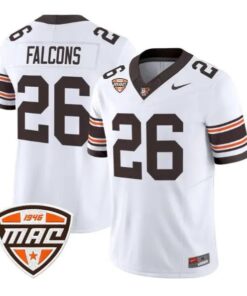 Falcons #26 Bowling Green Falcons Jersey 2026 Limited All Stitched by My Store NCAA Football Jerseys