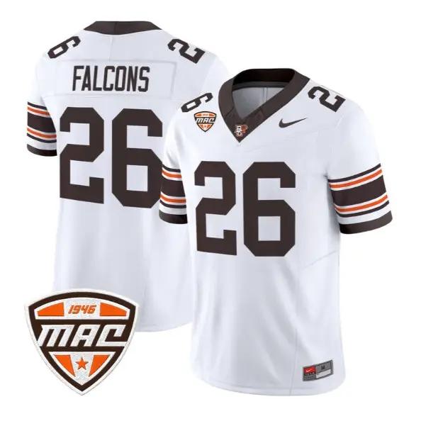 Falcons #26 Bowling Green Falcons Jersey 2026 Limited All Stitched by My Store NCAA Football Jerseys