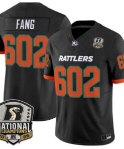 Fang Jersey #602 Arizona Rattlers 2026 National Patch All Stitched by My Store NCAA Football Jerseys