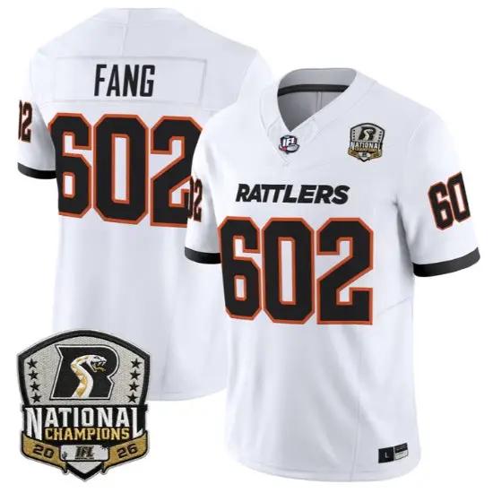 Fang Jersey #602 Arizona Rattlers 2026 National Patch All Stitched by My Store NCAA Football Jerseys