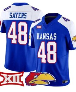 Gale Sayers Jersey #48 Kansas Jayhawks 2026 Vapor Limited Stitched by My Store NCAA Football Jerseys