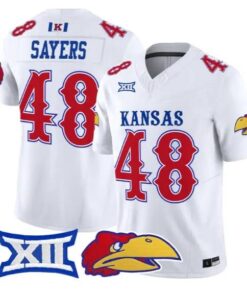 Gale Sayers Jersey #48 Kansas Jayhawks 2026 Vapor Limited Stitched by My Store NCAA Football Jerseys