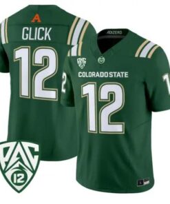 Gary Glick Jersey #12 Colorado State Rams 2026 Vapor Limited Stitched
