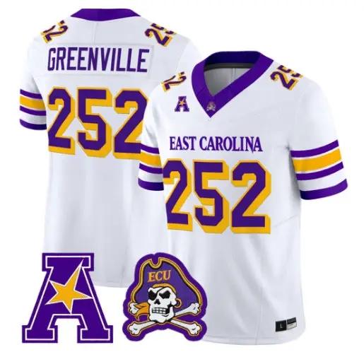 Greenville Jersey #252 East Carolina Pirates 2026 Vapor Limited All Stitched - Top Design Fan Greenville Jersey #252 East Carolina Pirates 2026 Vapor Limited All Stitched