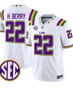 Harlem Berry #22 LSU Tigers Jersey 2026 Mardi Gras Edition All Stitched by My Store NCAA Football Jerseys