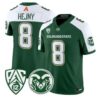 Hauss Hejny Jersey #8 Colorado State Rams 2026 Vapor All Stitched - Top Design Fan Hauss Hejny Jersey #8 Colorado State Rams 2026 Vapor All Stitched