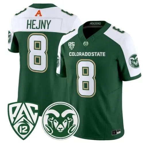 Hauss Hejny Jersey #8 Colorado State Rams 2026 Vapor All Stitched by My Store NCAA Football Jerseys