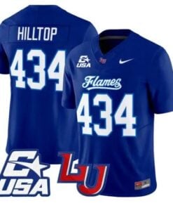 Hilltop Jersey #434 Liberty Flames 2026 Vapor Limited All Stitched by My Store NCAA Football Jerseys