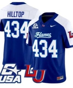 Hilltop Jersey #434 Liberty Flames 2026 Vapor Limited All Stitched by My Store NCAA Football Jerseys