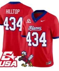 Hilltop Jersey #434 Liberty Flames 2026 Vapor Limited All Stitched by My Store NCAA Football Jerseys