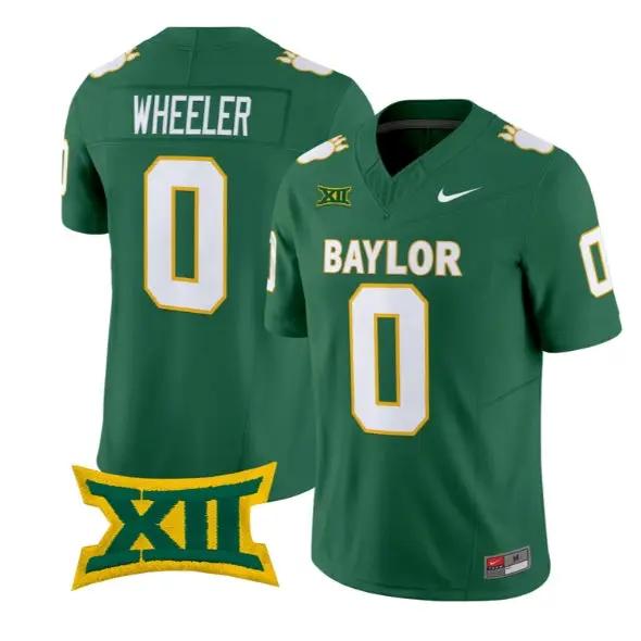 Hosea Wheeler Jersey #0 Baylor Bears Throwback 2026 Vapor Limited All Stitched by My Store NCAA Football Jerseys