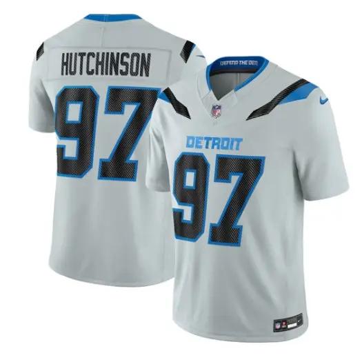 Hutchinson Jersey #97 Detroit Lions 2026 Rivalries Vapor Limited All Stitched by My Store NCAA Football Jerseys