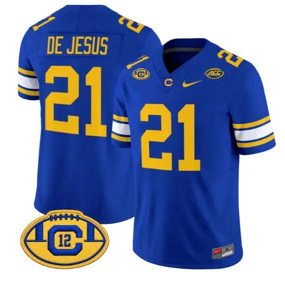 Jacob De Jesus #21 California Golden Bears Throwback Jersey 2026 All Stitched by My Store NCAA Football Jerseys