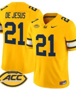 Jacob De Jesus #21 Golden Bears Jersey 2026 Vapor Limited All Stitched by My Store NCAA Football Jerseys