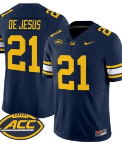 Jacob De Jesus #21 Golden Bears Jersey 2026 Vapor Limited All Stitched by My Store NCAA Football Jerseys