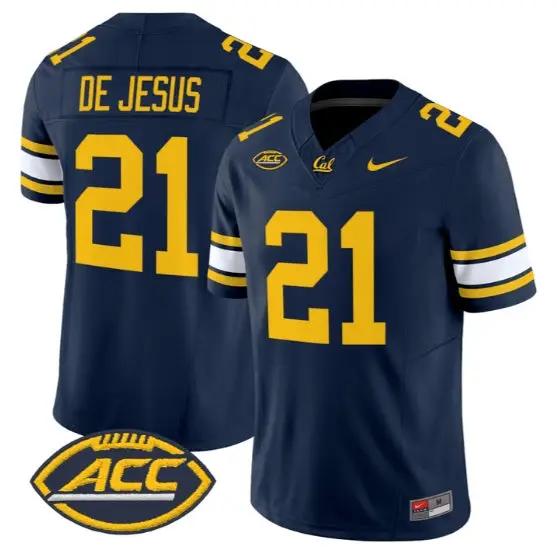 Jacob De Jesus #21 Golden Bears Jersey 2026 Vapor Limited All Stitched by My Store NCAA Football Jerseys
