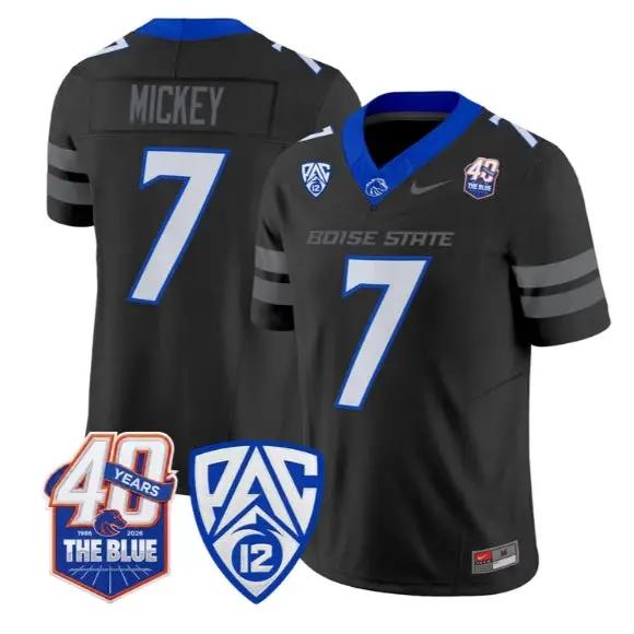 Jaden Mickey Jersey #7 Boise State Broncos 2026 Limited All Stitched by My Store NCAA Football Jerseys