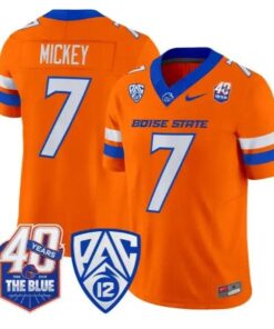 Jaden Mickey Jersey #7 Boise State Broncos 2026 Limited All Stitched by My Store NCAA Football Jerseys